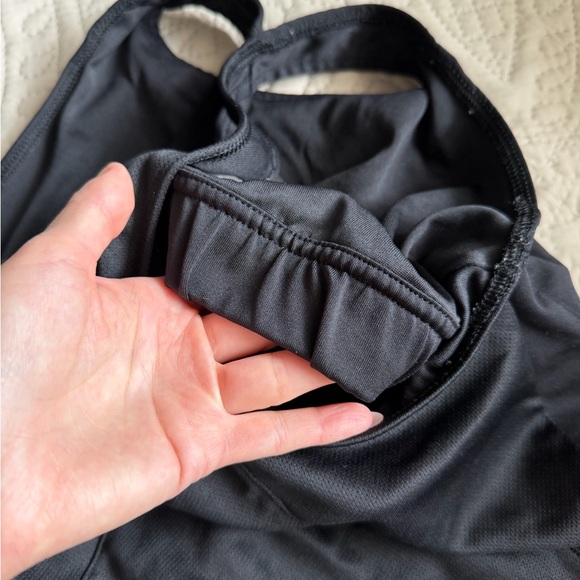 adidas Black Racerback Performance Tank Top - Picture 4 of 4